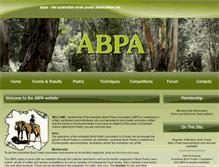 Tablet Screenshot of abpa.org.au