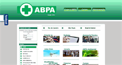 Desktop Screenshot of abpa.org.br